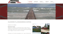 Desktop Screenshot of bingsmarkenscamping.se